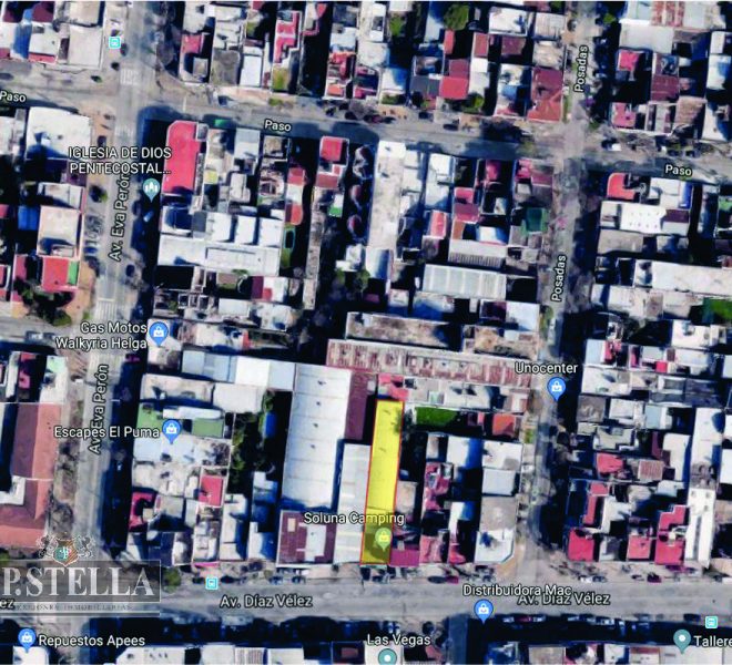 Vista Aerea Sombreada Diaz Vélez 1639