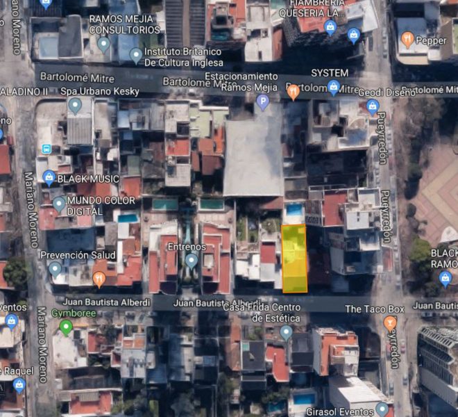 Vista Aerea sombreada Alberdi 172