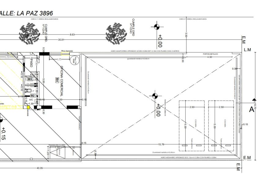 Plano Estacionamiento