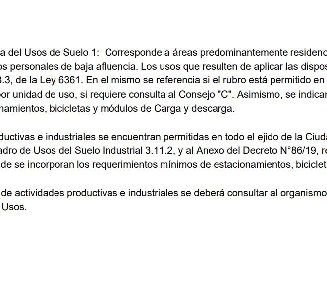 Uso de Suelo