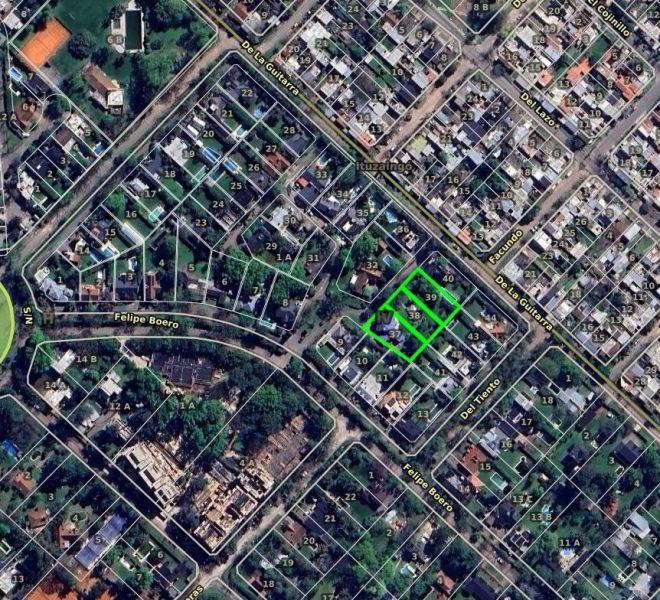 Vista Aerea Lotes 37, 38 y 39
