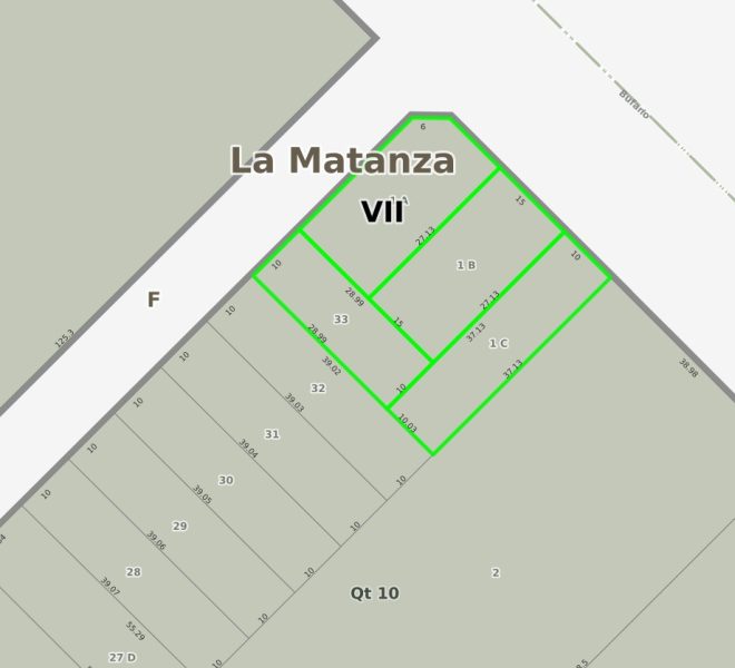 Plano ARBA 4 Lotes Esquina