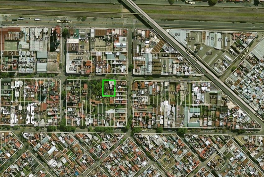 Plano ARBA satelital Parcelas 38B