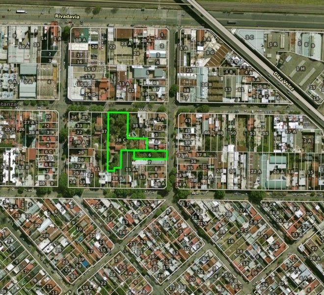 Plano ARBA satelital Parcelas 38C y 6