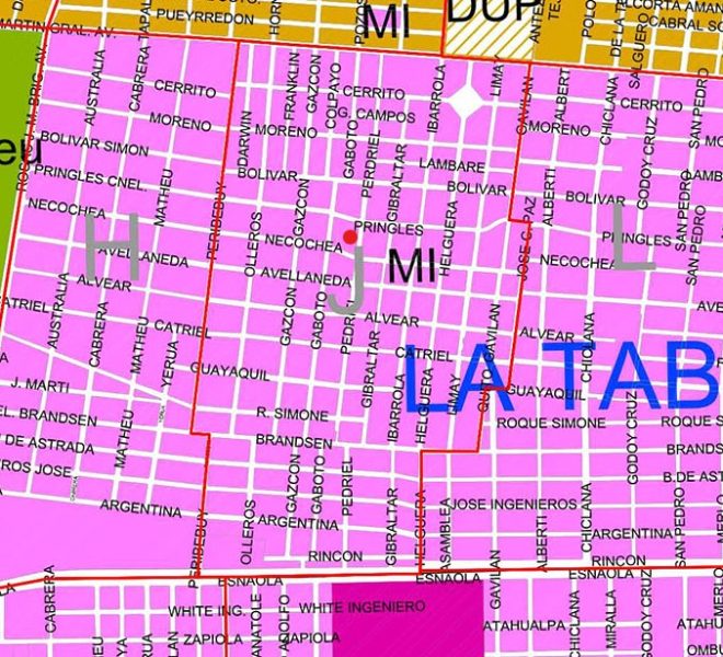 Plano Zonificacion