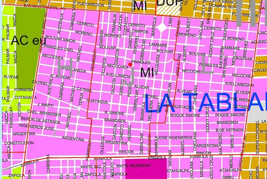 Plano Zonificacion
